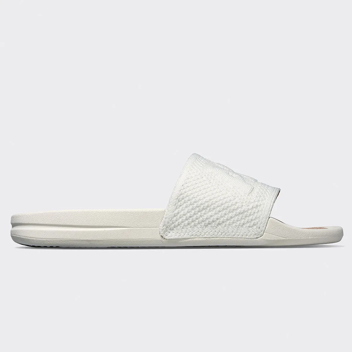 Men's Big Logo TechLoom Slide Ivory / Almond