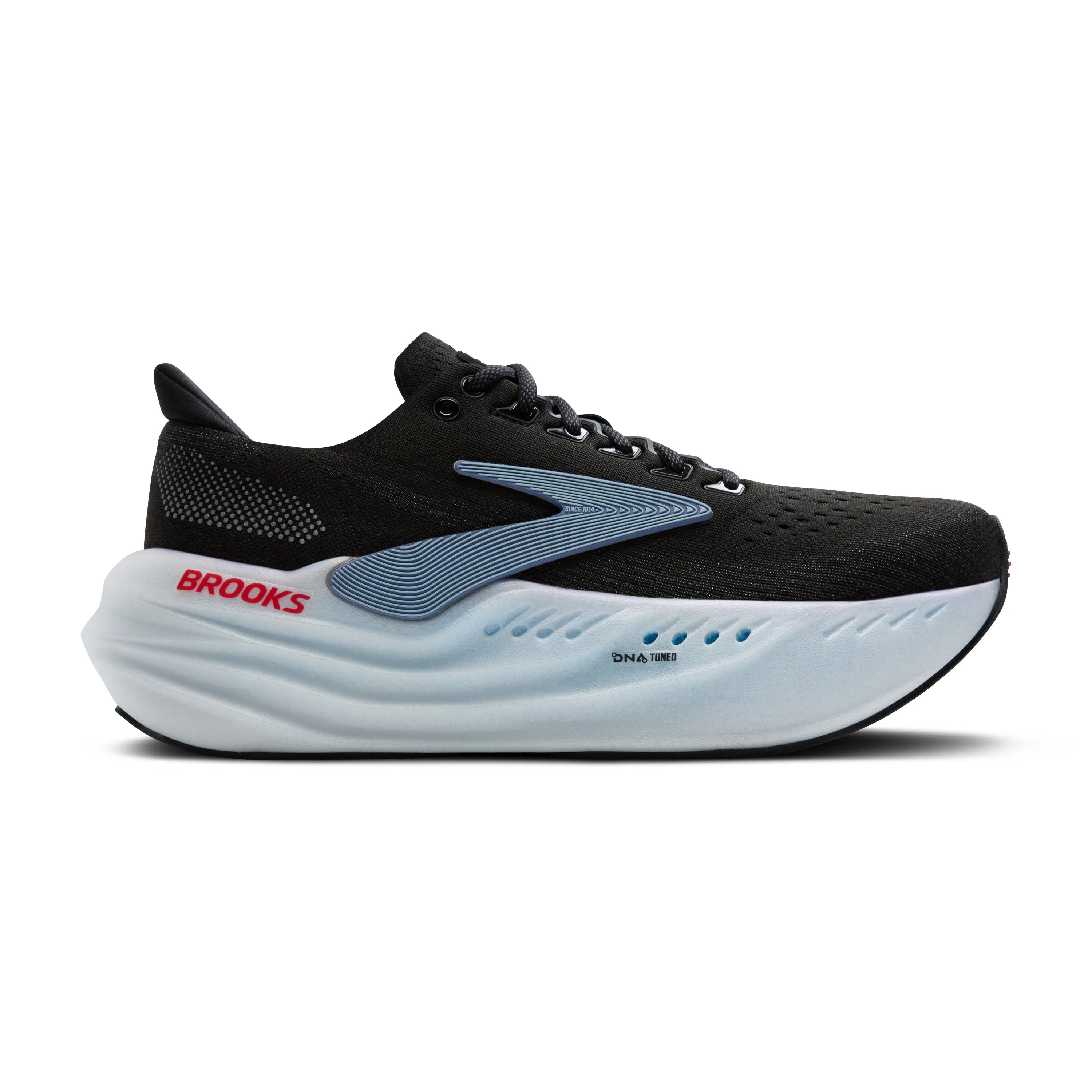 Men's Brooks Glycerin Max Color: Black/Ebony/Winter Sky