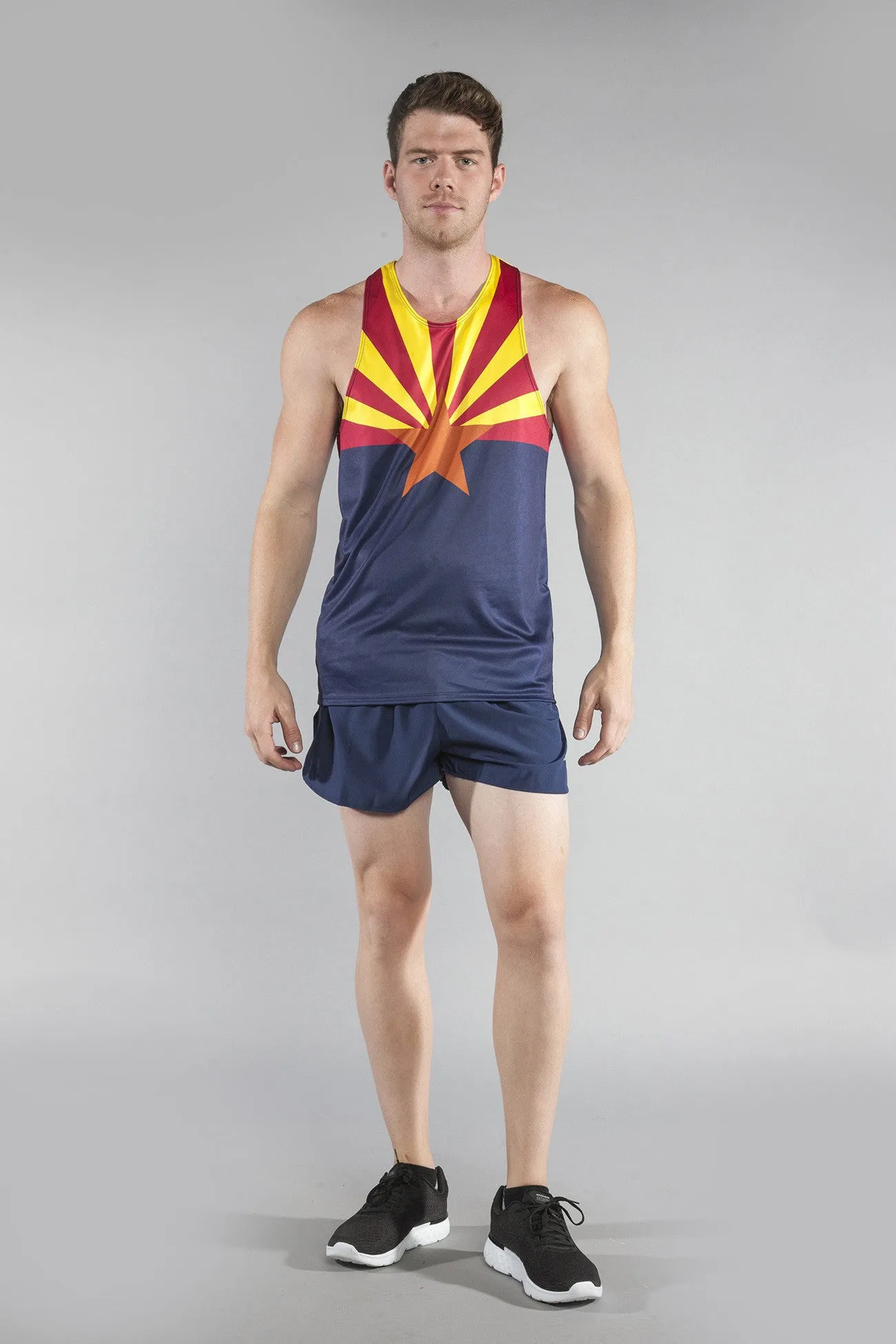 Men's Competitor Lite Printed Singlet [A-B] - Arizona