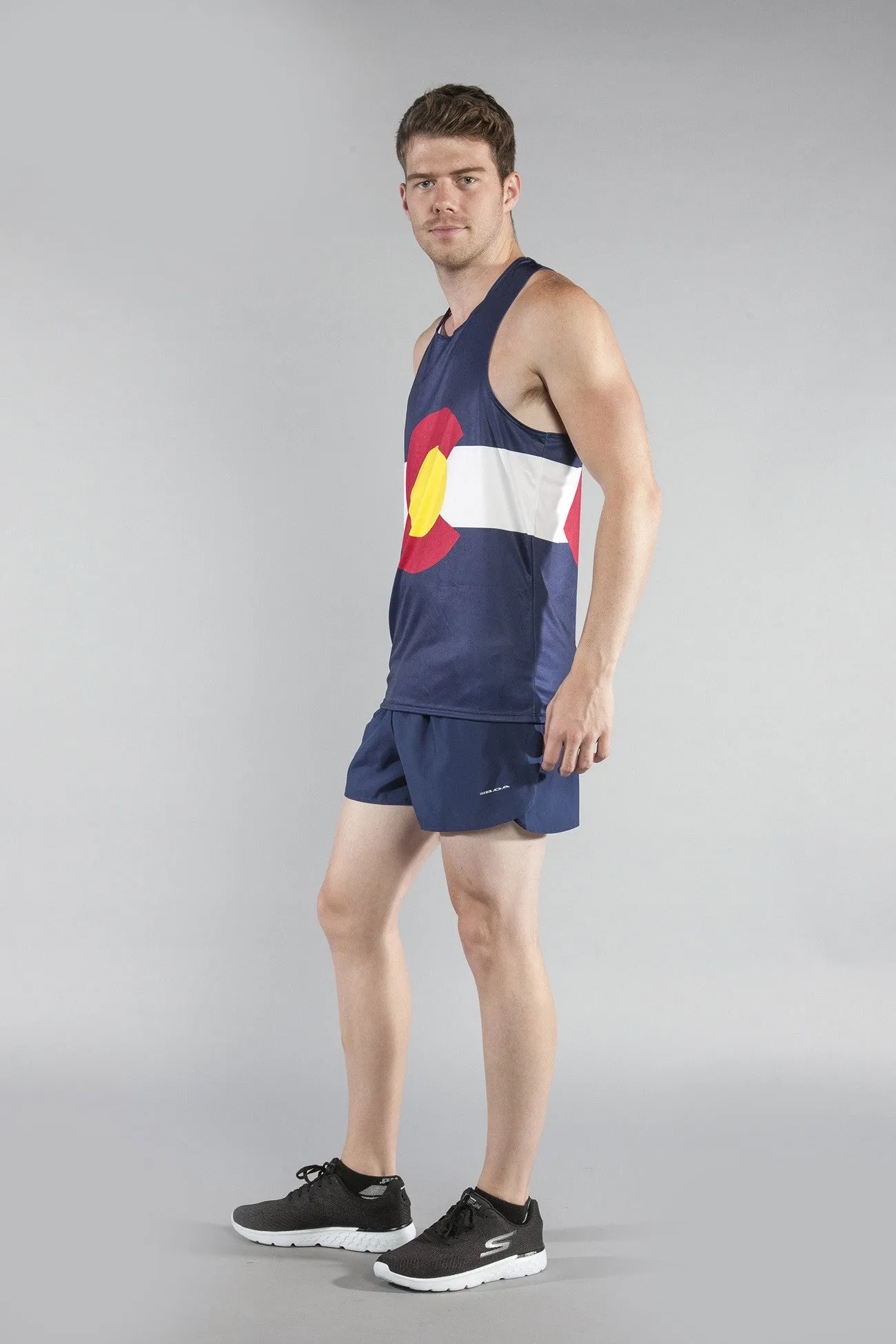 Men's Competitor Lite Printed Singlet [C] - Colorado