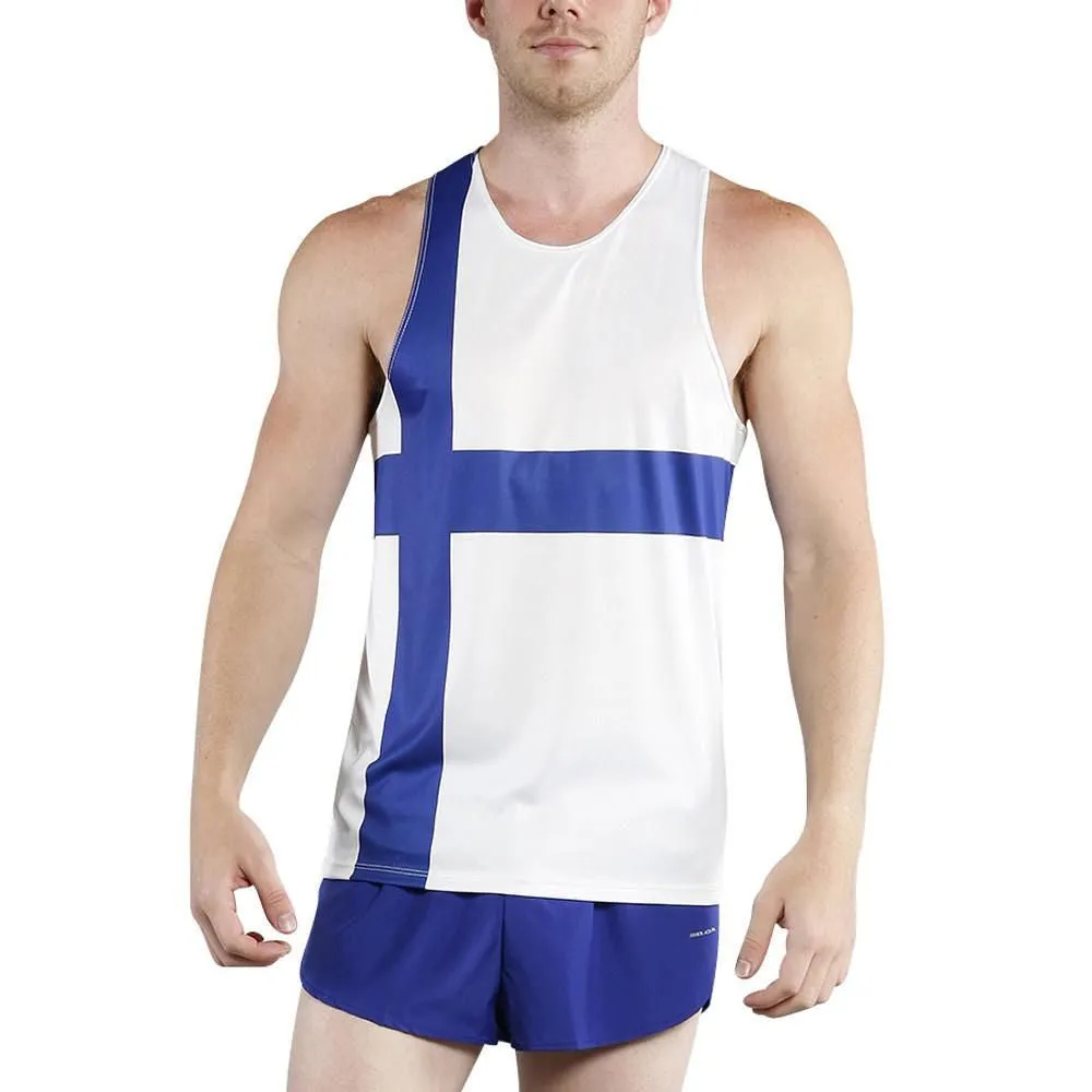 Men's Competitor Lite Printed Singlet [D-F] - Finland