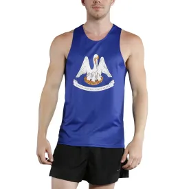 Men's Competitor Lite Printed Singlet [J-L] - Louisiana