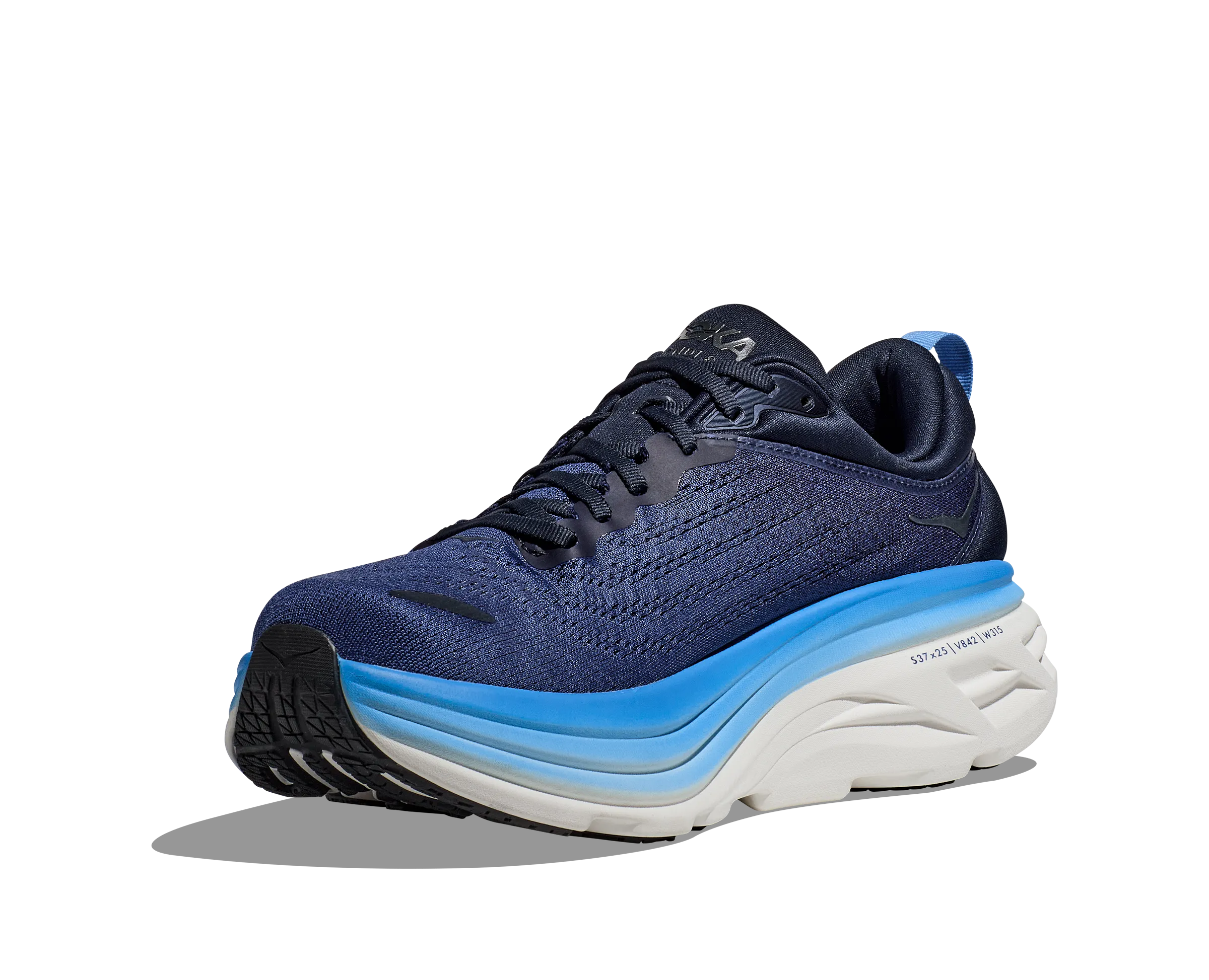 Men's Hoka Bondi 8 Color: Outer Space / All Aboard