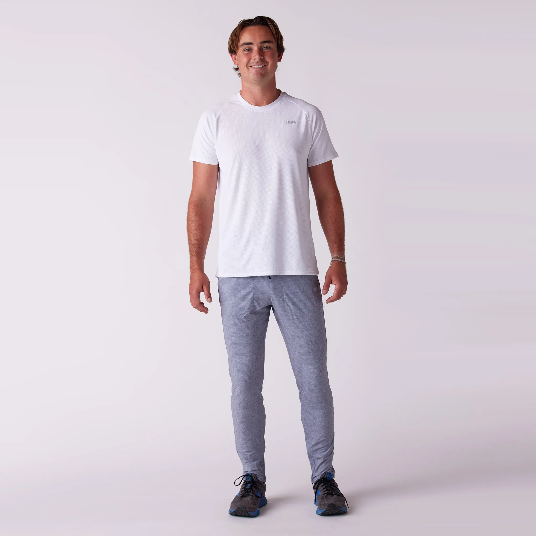 Men's Jet Run Pant   - Heather Grey