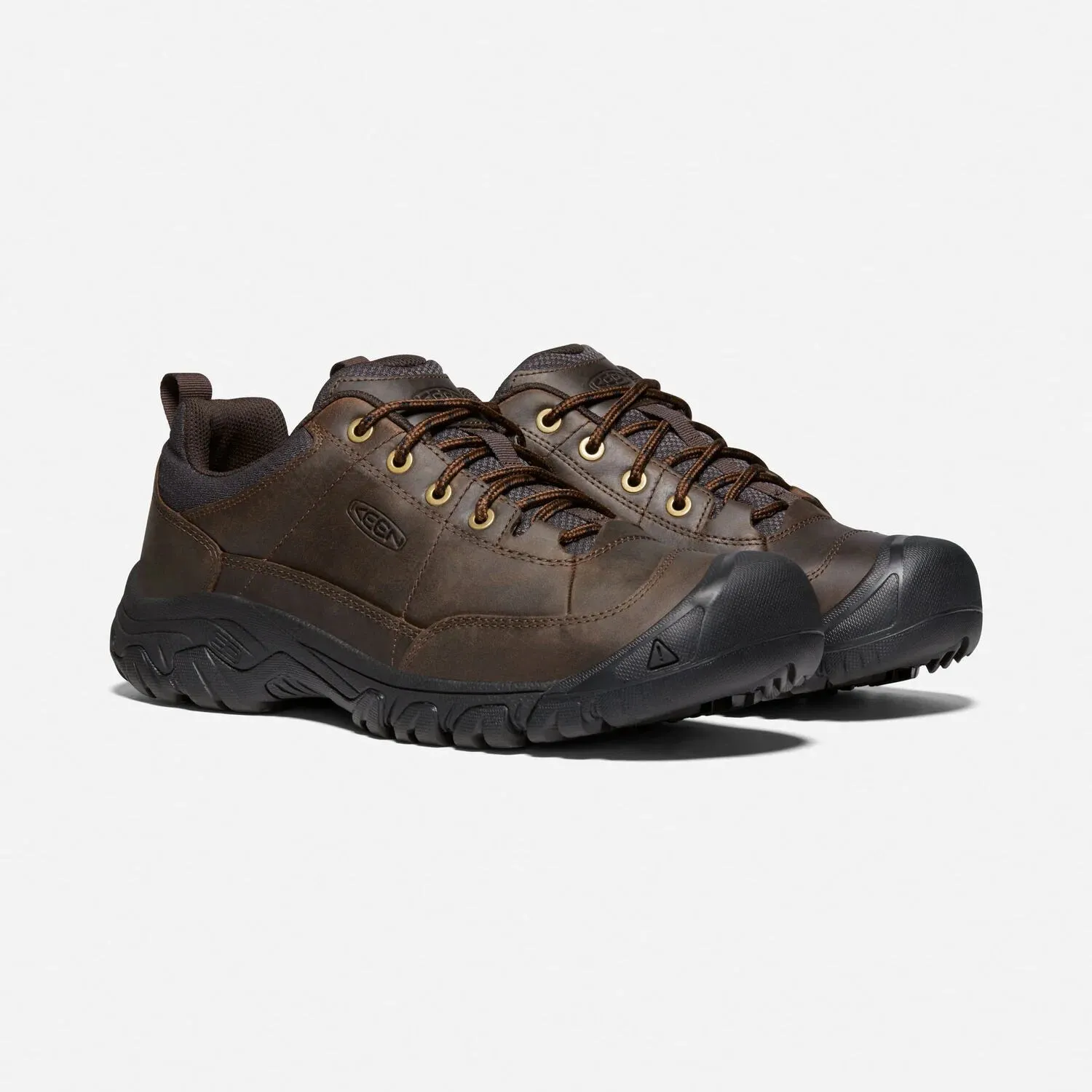 Men's Keen Targhee III Oxford Shoe Color: Dark Earth/ Mulch