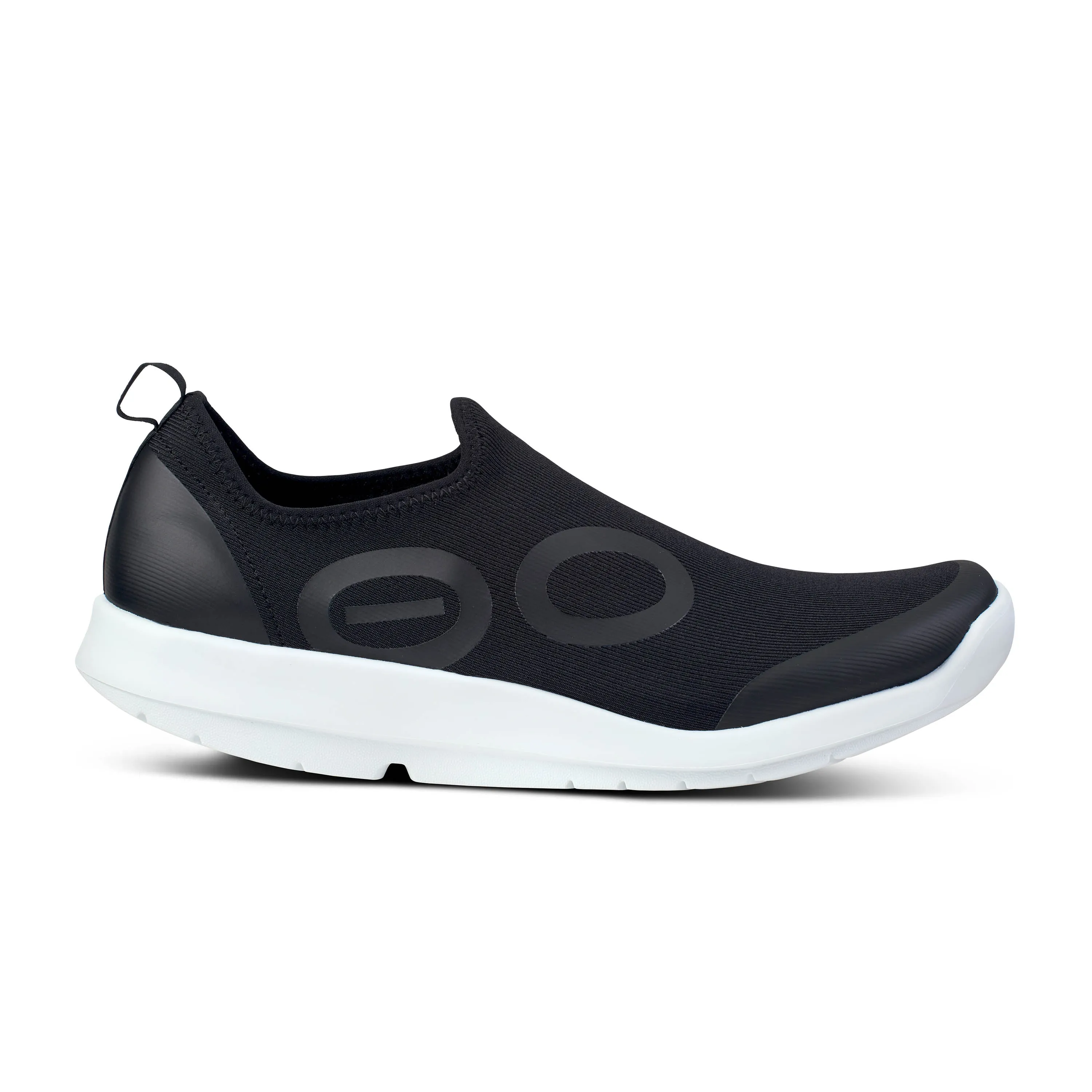 Men's Oofos OOmg Sport Low Shoe Color: White Black