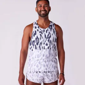 Men's Vapor Lite Racing Singlet - Abstract Leopard