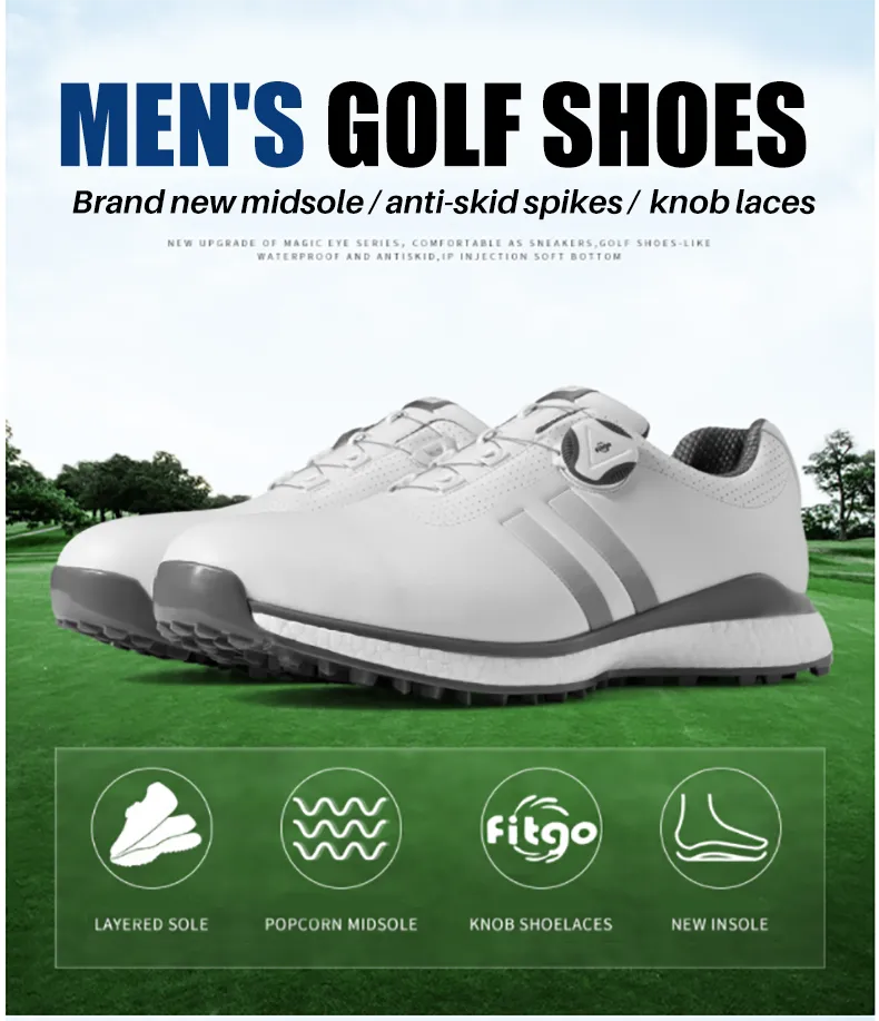 Men's Waterproof Golf Shoes