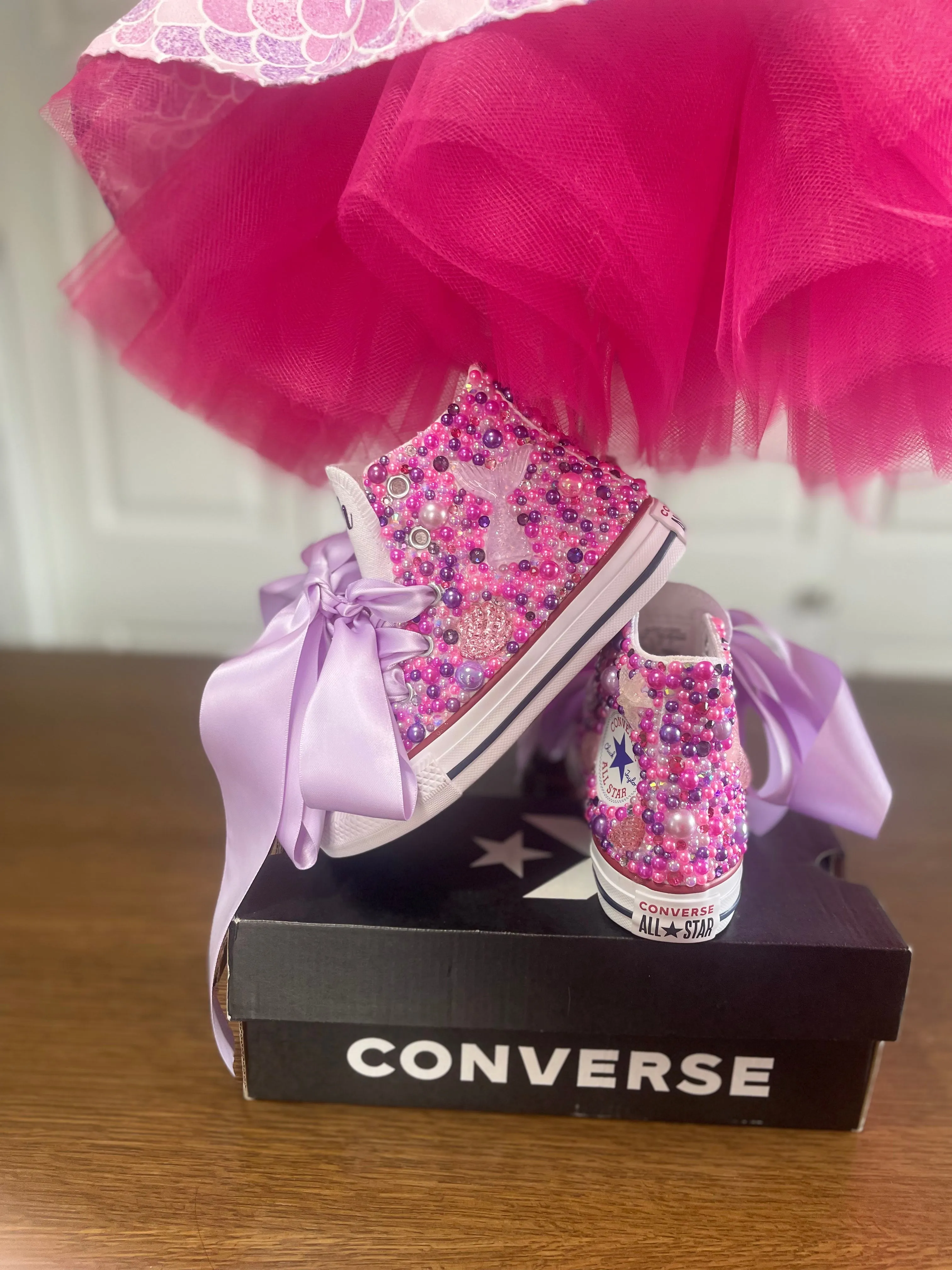 Mermaid Converse Shoes