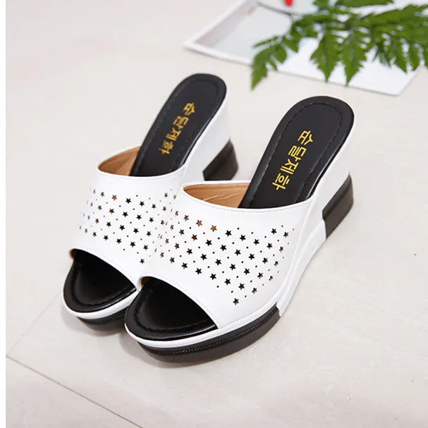 NEW 2017 platform women sandals summer shoes woman flat with height increasing slippers women flip flops sandalias mujer