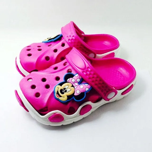 NEW Arrival Youth Boys/Girls Fashion Summer Sandals Beach Clog Croc Fit shoe charms/Flip Flops Slippers EVA Shoes