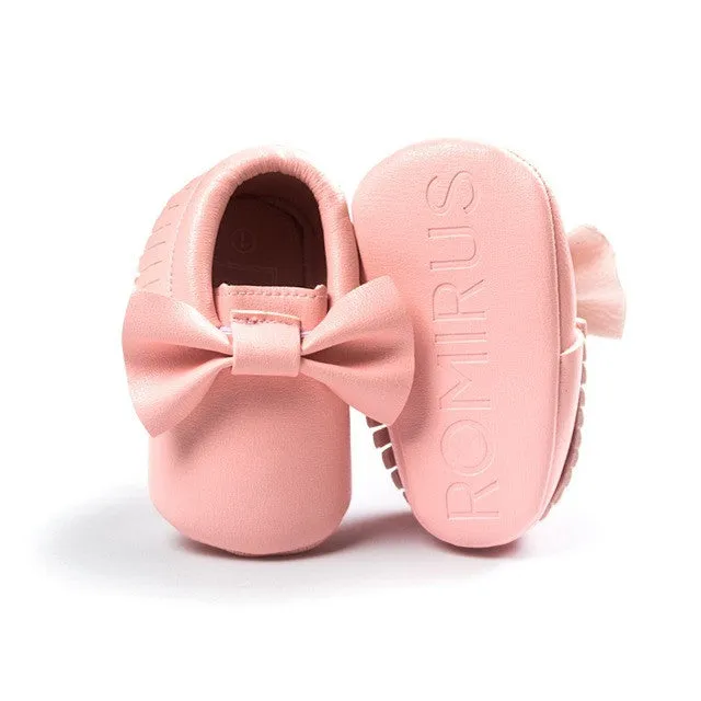 Newborn Tassels Baby Moccasin Babies Shoes Soft Bottom PU leather Prewalkers Boots First Walkers