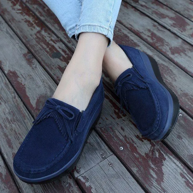 OCW Women Premium Suede Made Comfortable Casual Shoes