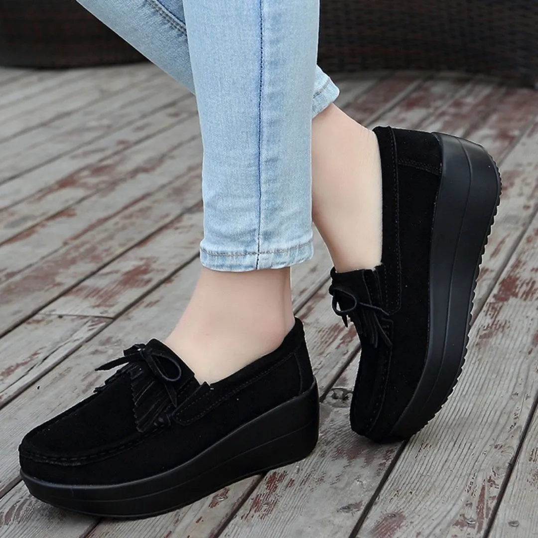 OCW Women Premium Suede Made Comfortable Casual Shoes