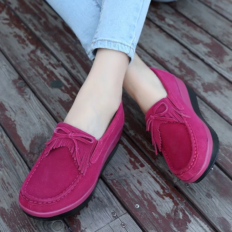 OCW Women Premium Suede Made Comfortable Casual Shoes