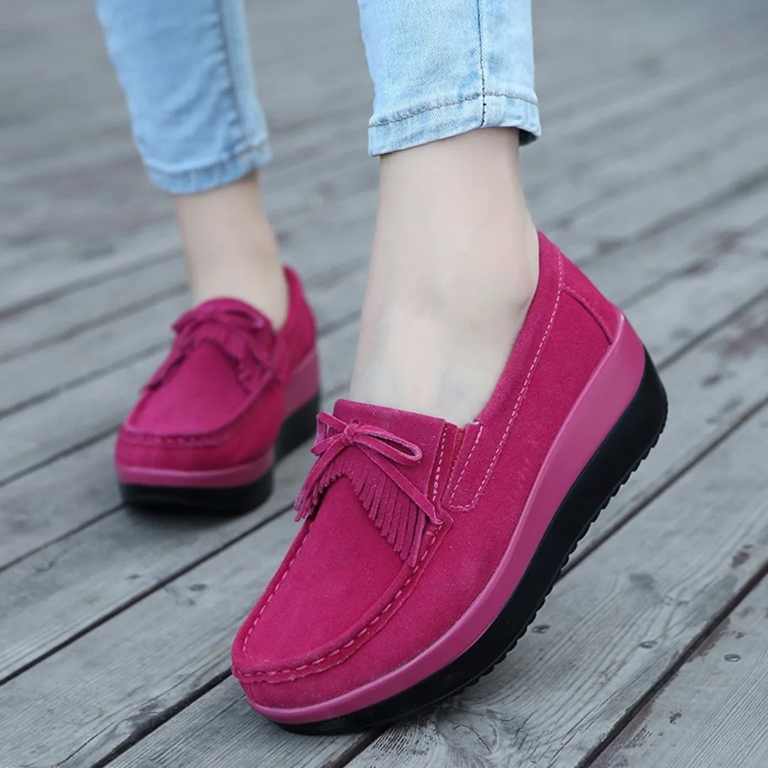 OCW Women Premium Suede Made Comfortable Casual Shoes