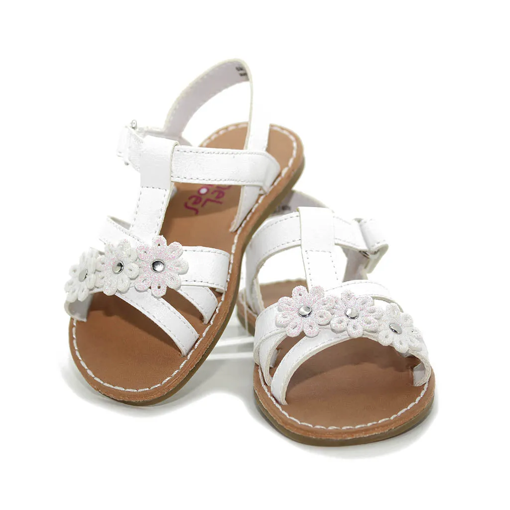 Rachel Avalyn Sandals White Walkers Toddlers Girls - Kids Shoes