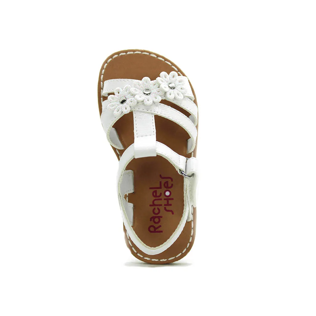 Rachel Avalyn Sandals White Walkers Toddlers Girls - Kids Shoes