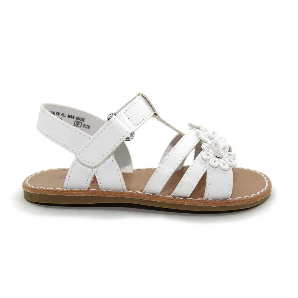 Rachel Avalyn Sandals White Walkers Toddlers Girls - Kids Shoes