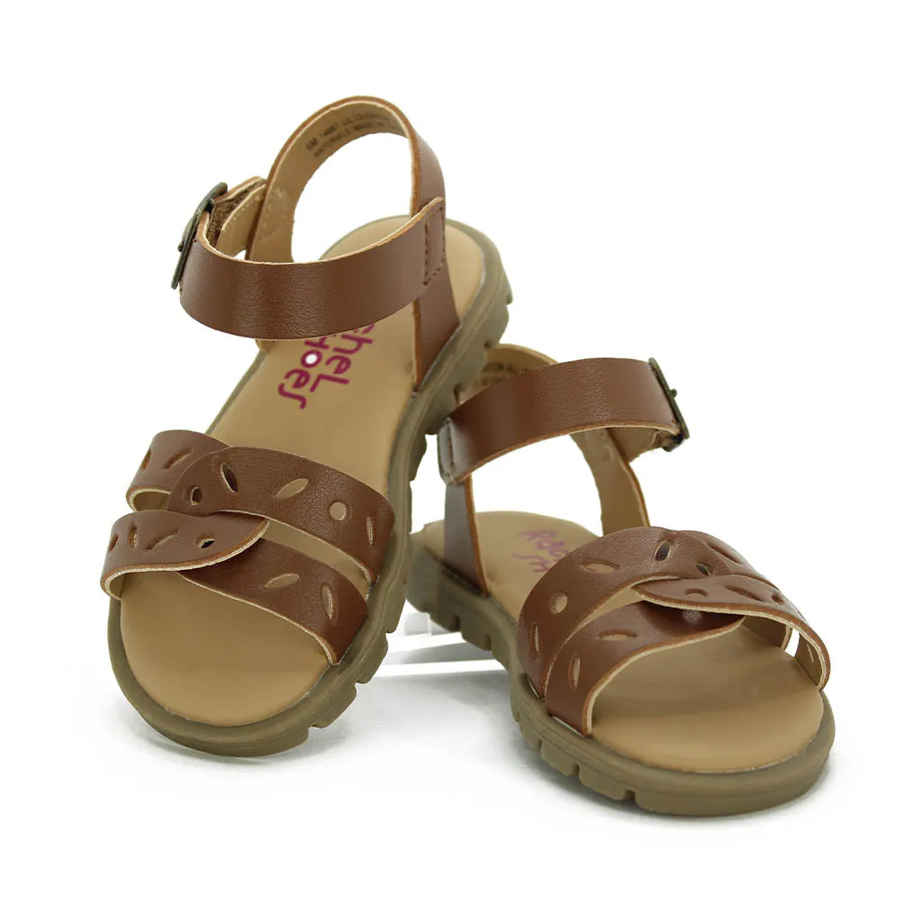 Rachel Lil Leighton Sandals Amber Brown Walkers Toddlers Kids Girls - Kids Shoes