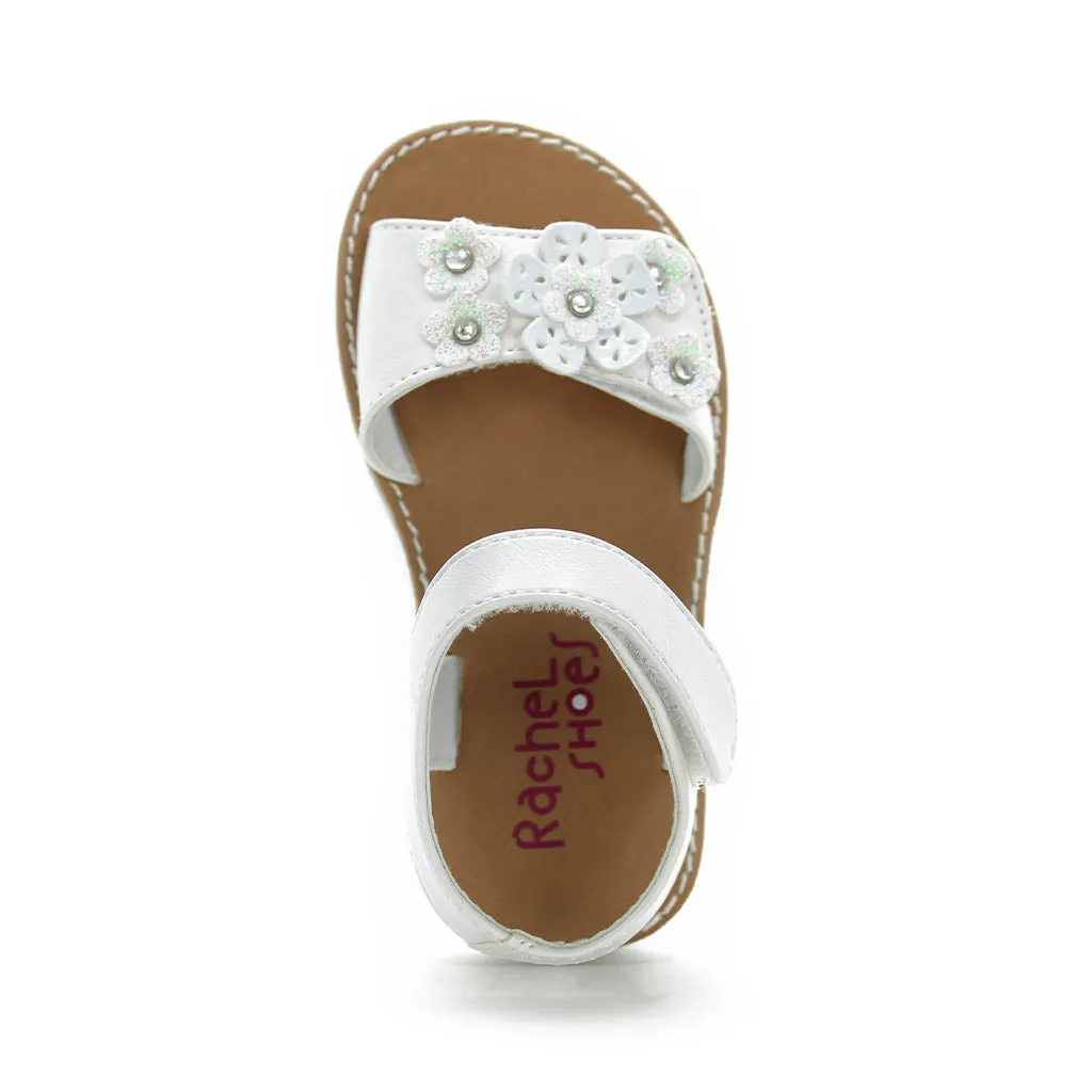 Rachel Sophie Sandals White/White Walkers Toddlers Girls - Kids Shoes