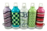 Reduce Water Week Aluminum Bottles - 5 Piece Set