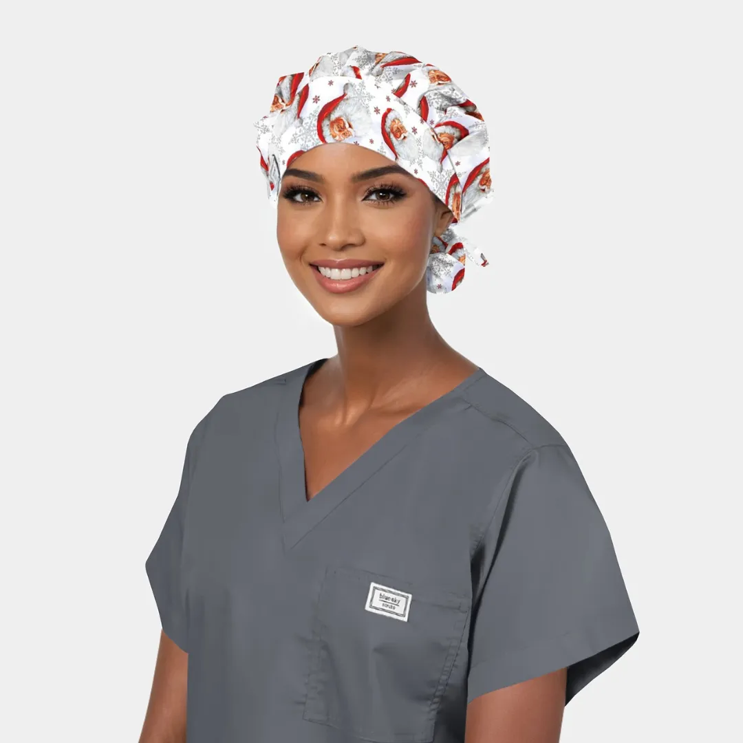 Seasons Greetings - Poppy Scrub Hats