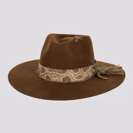 Shiloh | Womens Wool Felt Rancher Fedora Hat