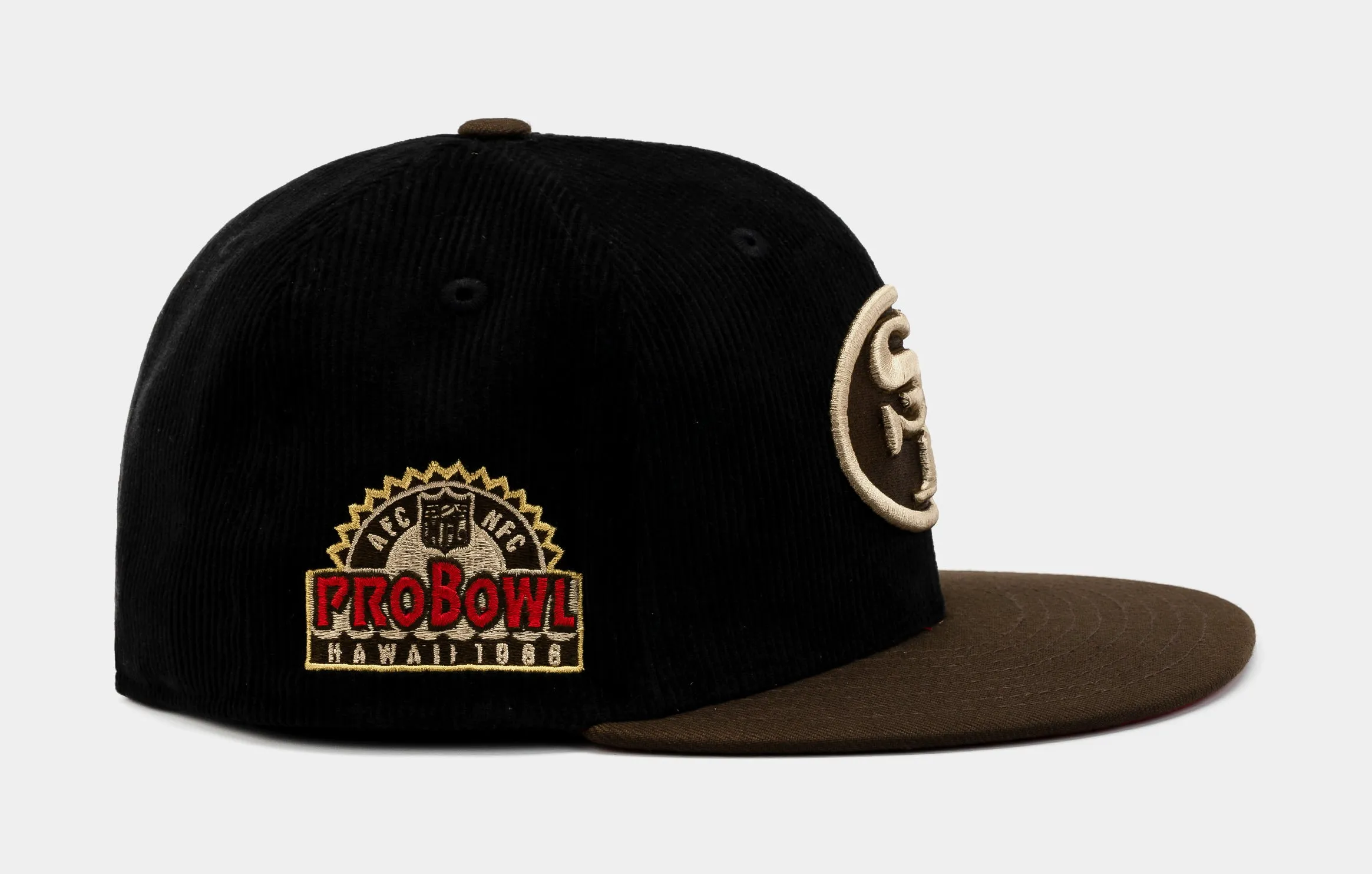 Shoe Palace Collection San Francisco 49ers 59Fifty Mens Fitted Hat (Black/Brown)