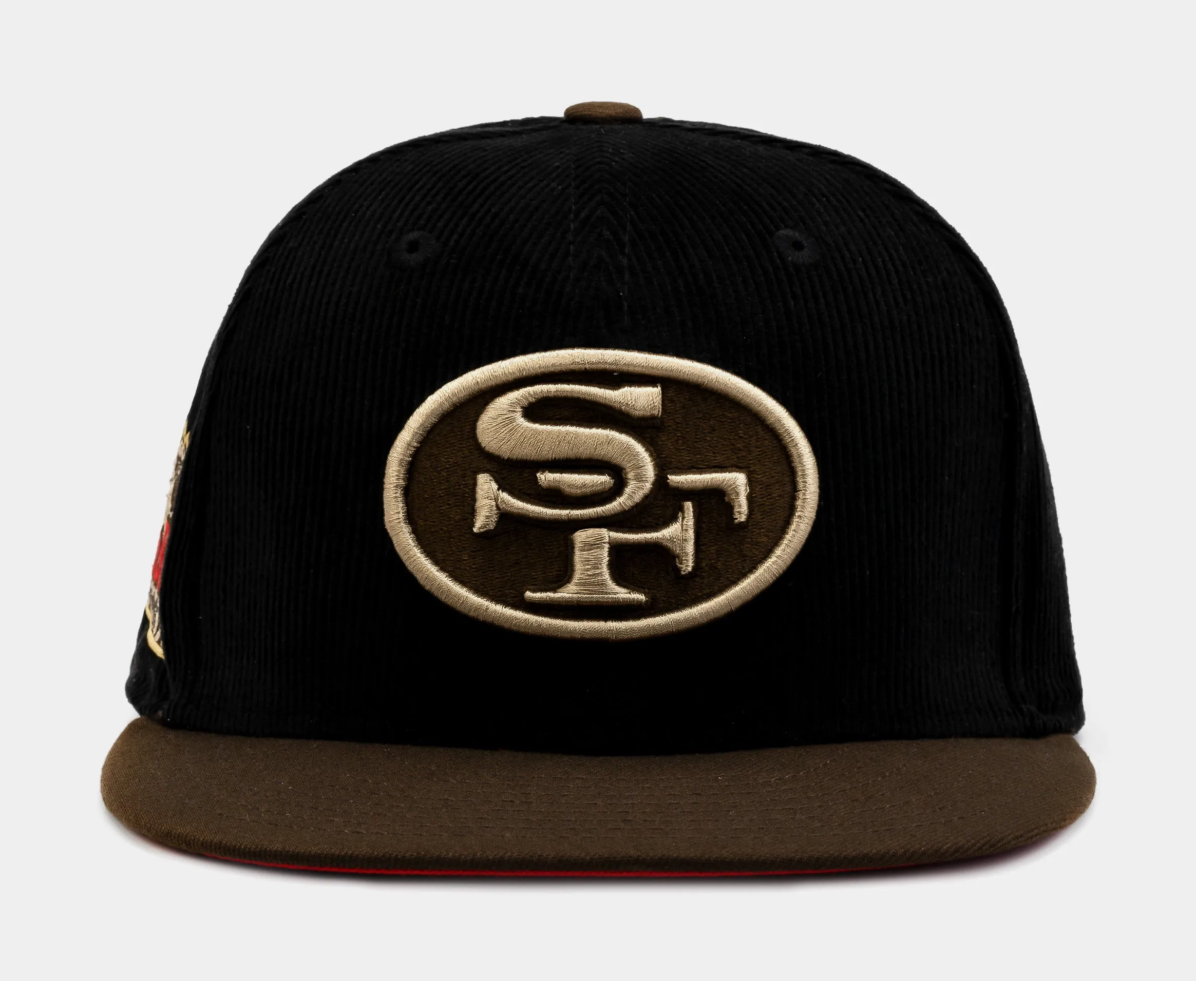 Shoe Palace Collection San Francisco 49ers 59Fifty Mens Fitted Hat (Black/Brown)