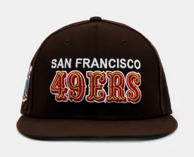 Shoe Palace Collection San Francisco 49ers 59Fifty Mens Fitted Hat (Brown)