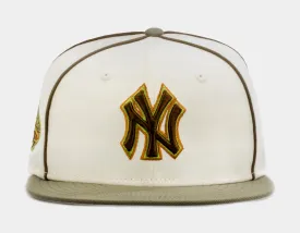 Shoe Palace Exclusive Green Chrome New York Yankees 59Fifty Mens Fitted Hat (Green/Beige)