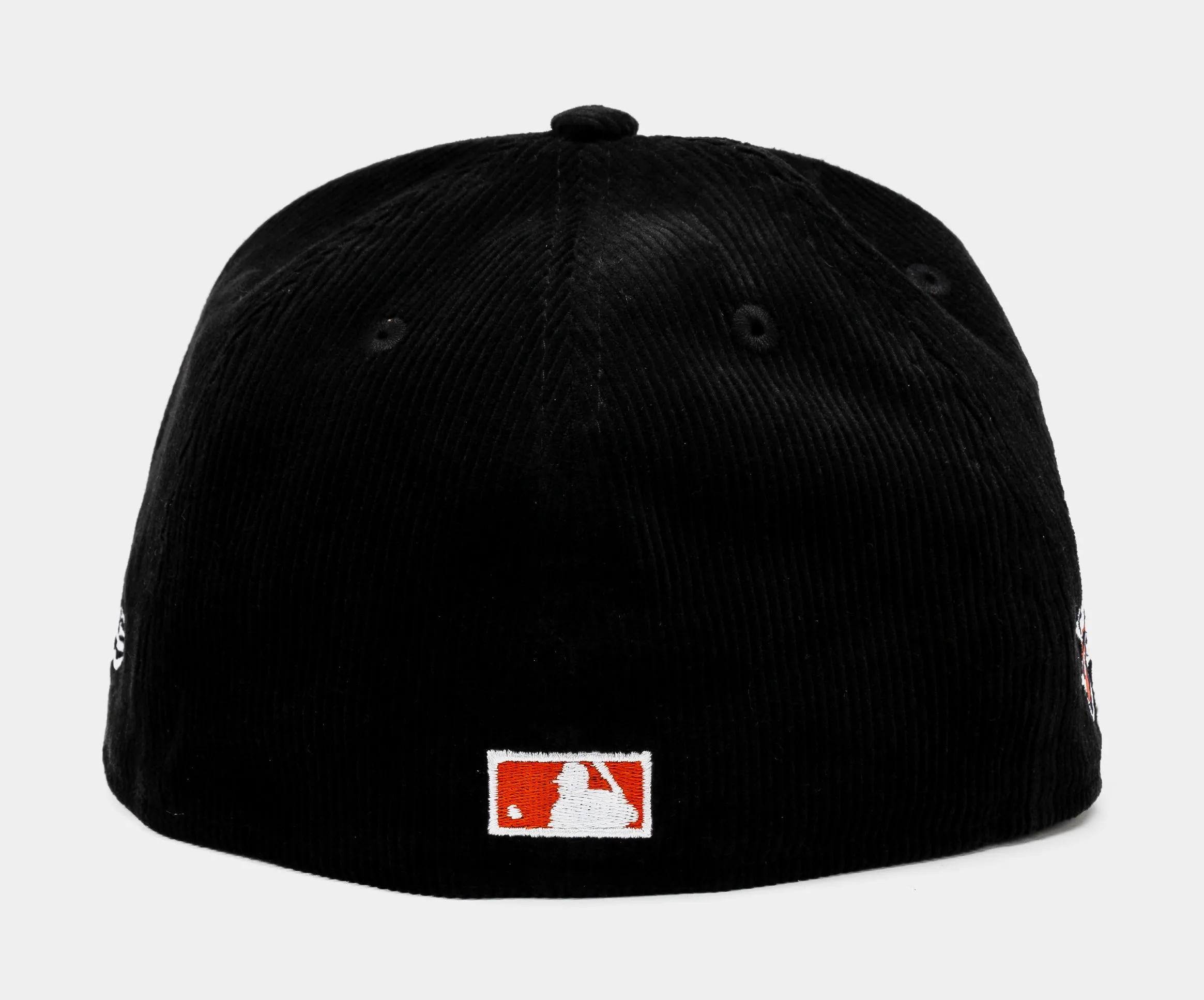 Shoe Palace Exclusive Houston Astros Everyday Corduroy 59Fifty Fitted Mens Hat (Black/Orange)