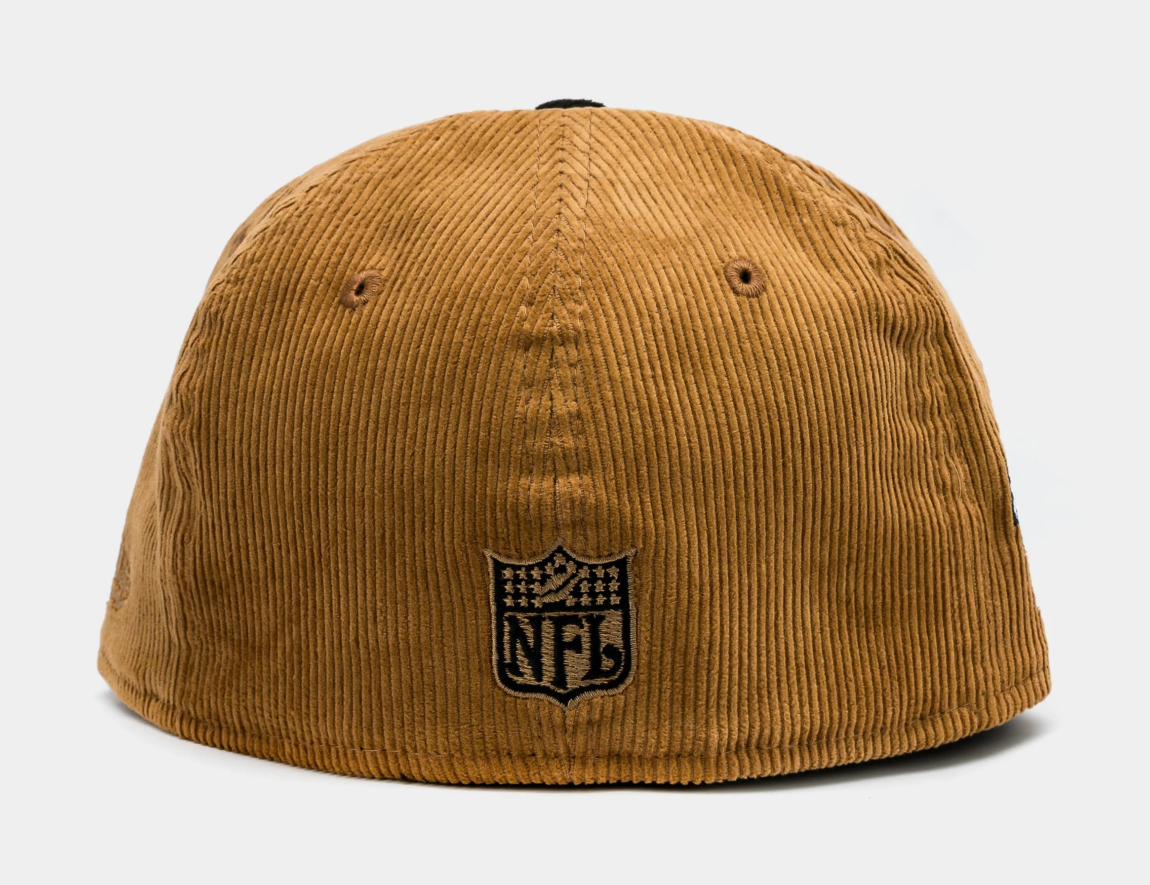 Shoe Palace Exclusive Las Vegas Raiders Wheat Corduroy 59Fifty Fitted Mens Hat (Wheat/Black)