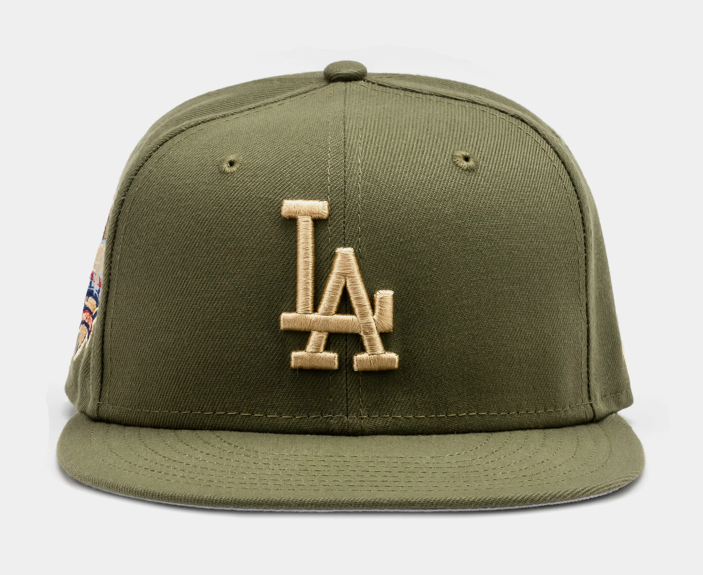 Shoe Palace Exclusive Los Angeles Dodgers Greenbark 59Fifty Fitted Mens Hat (Green/White)