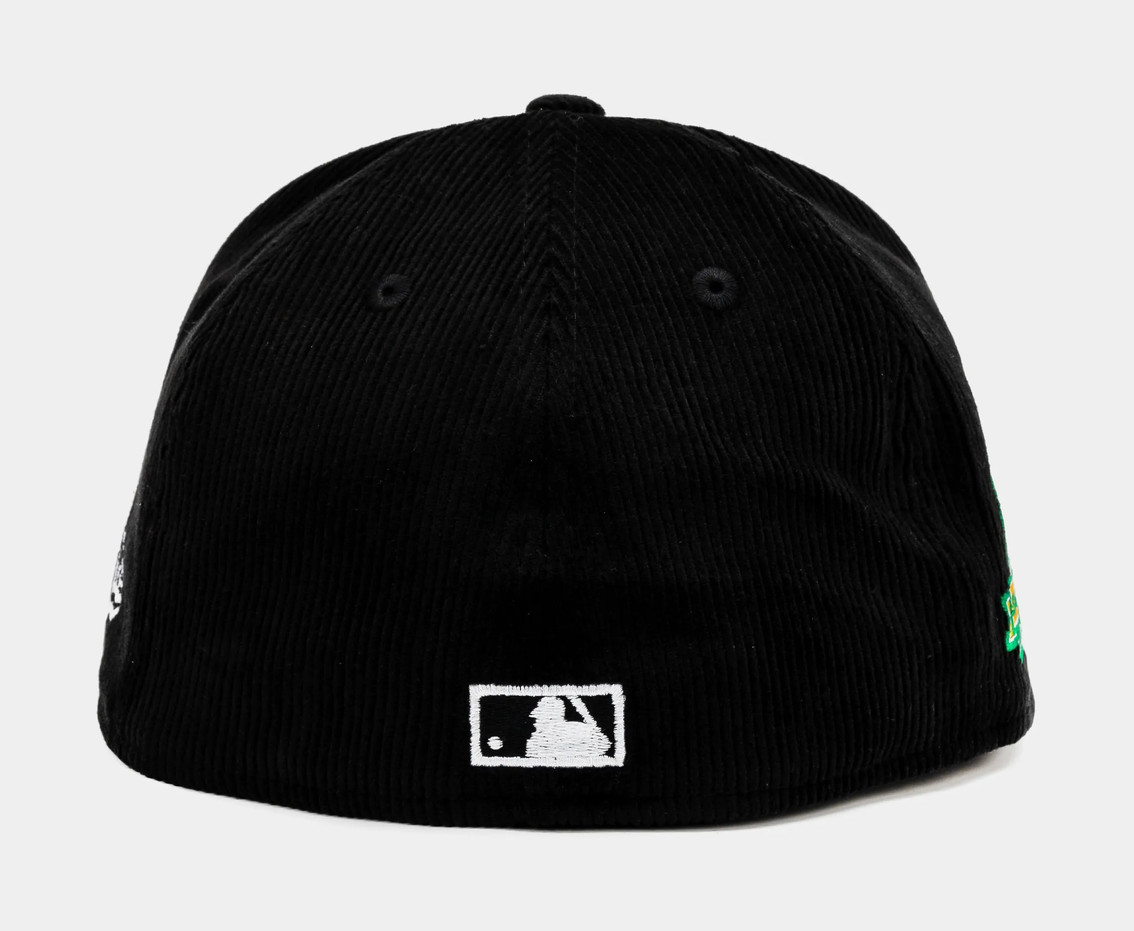 Shoe Palace Exclusive Oakland A's Everyday Corduroy 59Fifty Fitted Mens Hat (Black/Green)