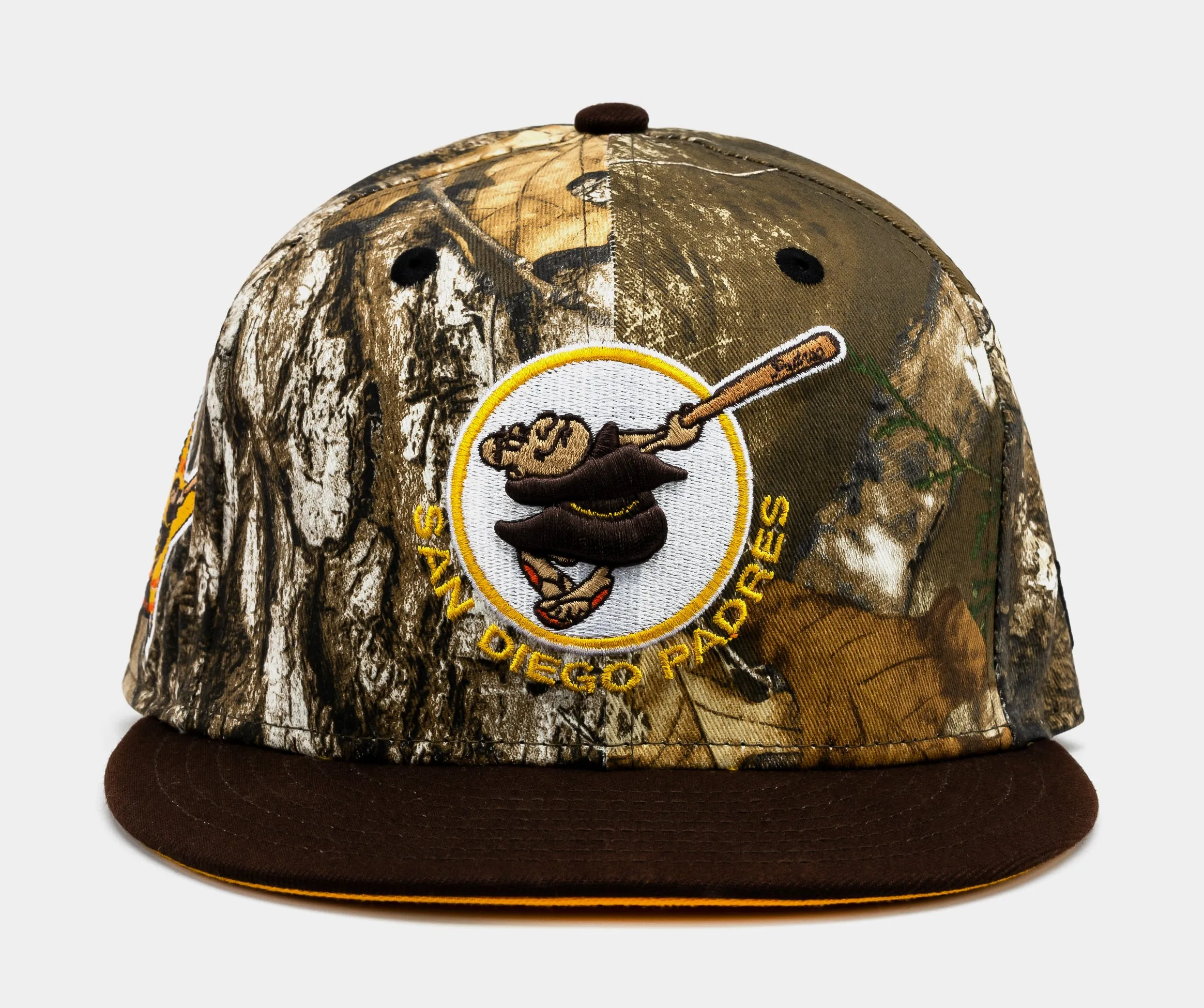 Shoe Palace Exclusive San Diego Padres Camo 59Fifty Mens Hat (Camo Green/Black)