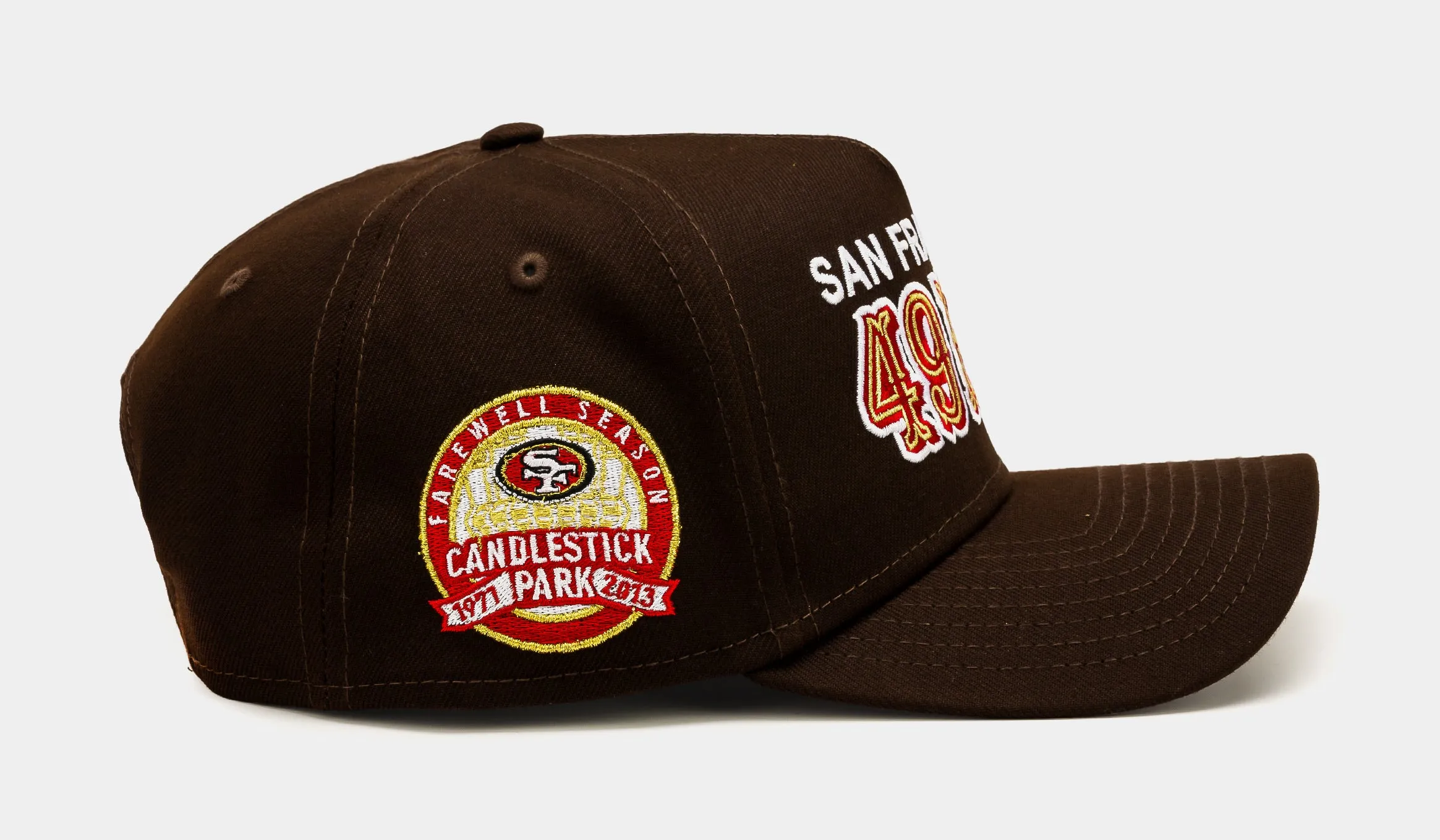 Shoe Palace Exclusive San Francisco 49ers 9Forty Snapback Mens Hat (Brown)