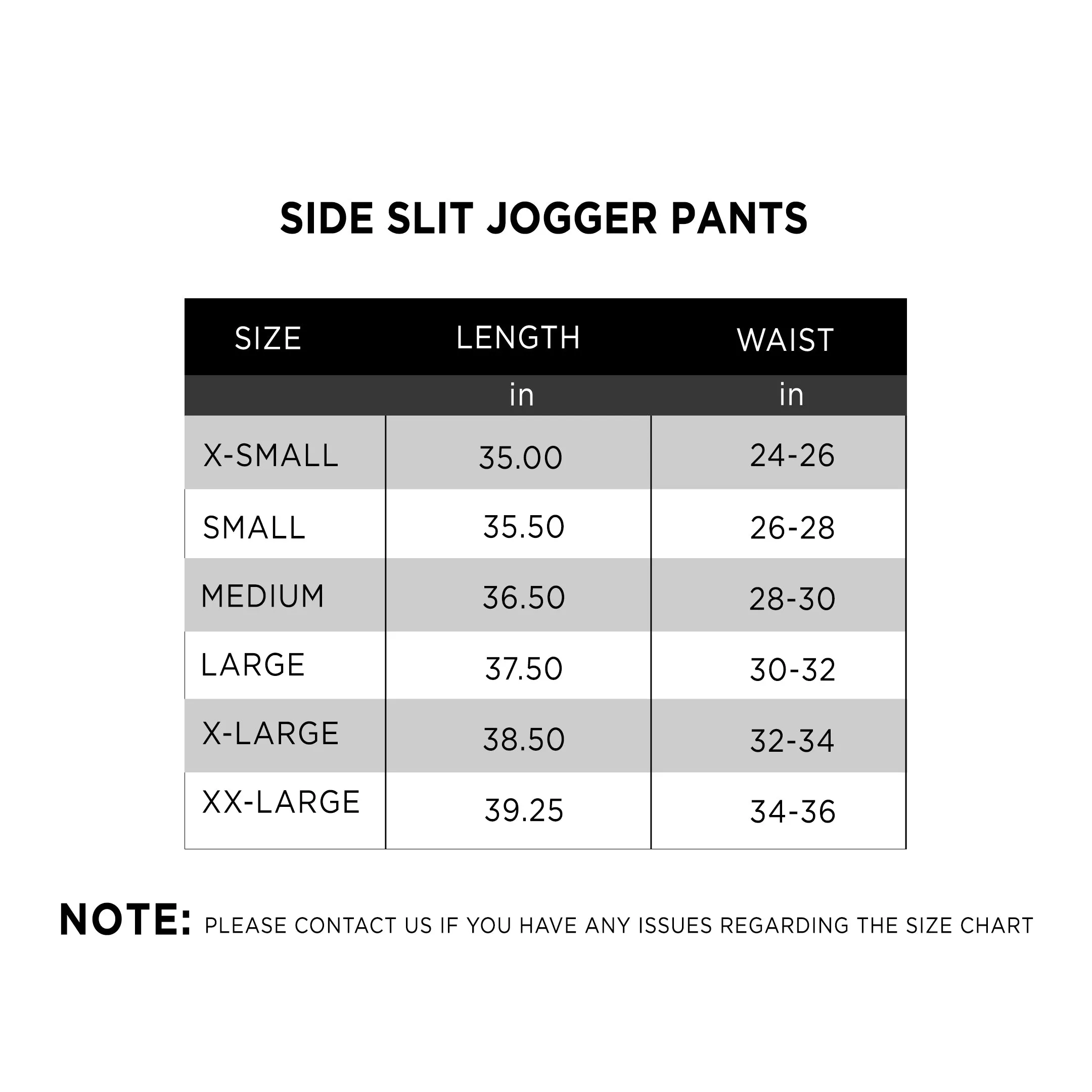 Side Slit jogger pants