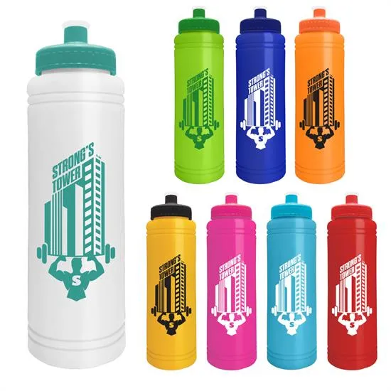 Slim Line - 25 oz. Water Bottle with Push-Pull Lid