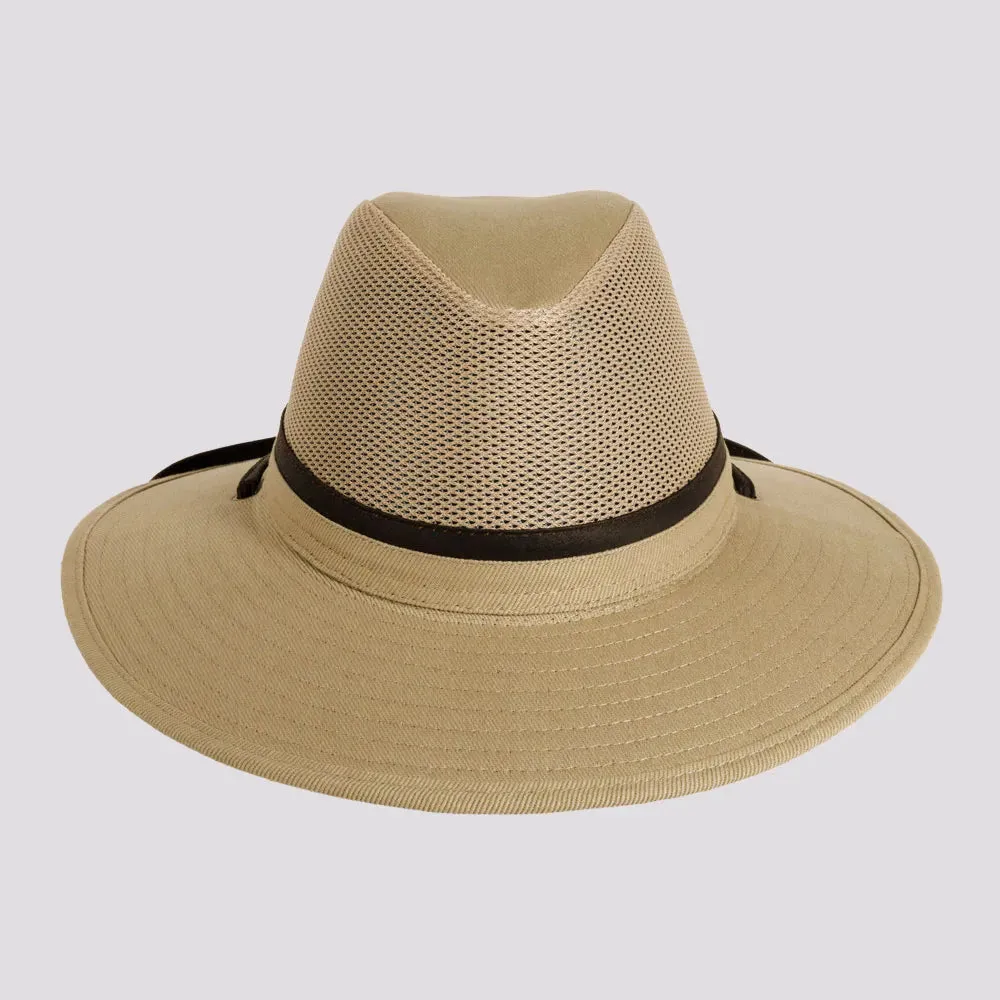 Smokey | Womens Nylon Outback Sun Hat with Mesh Sides