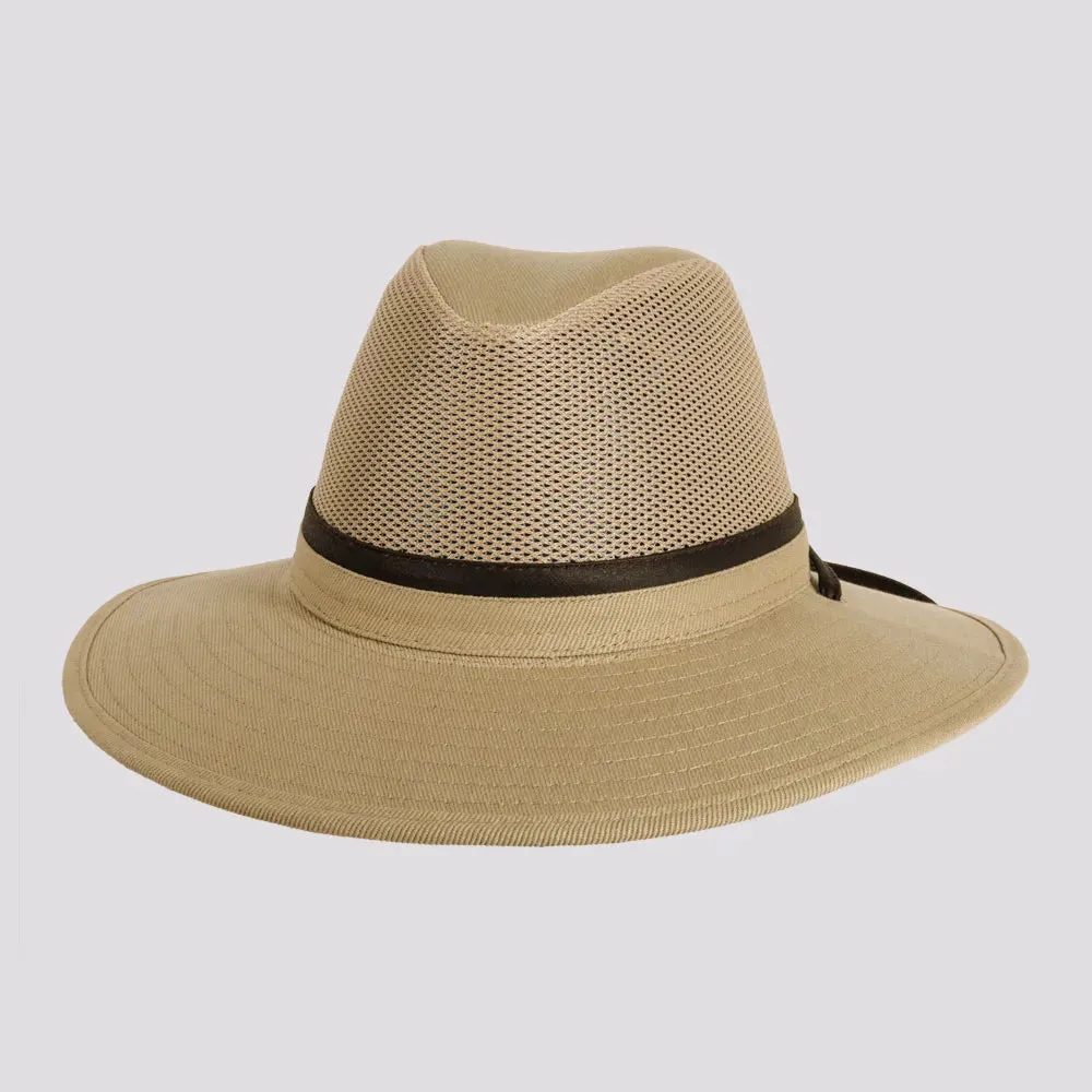 Smokey | Womens Nylon Outback Sun Hat with Mesh Sides