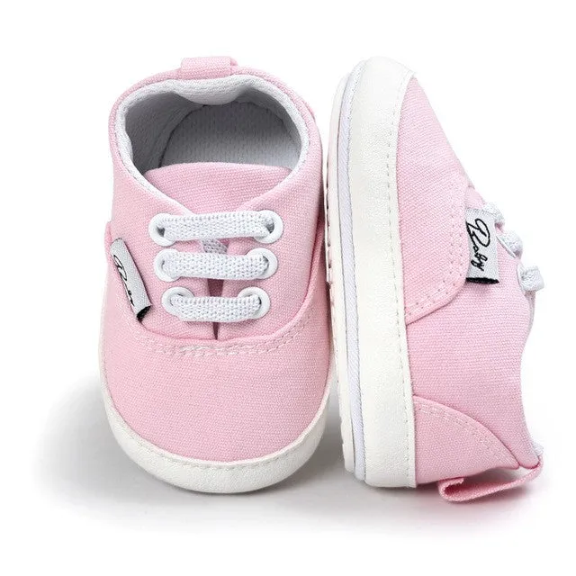 Spring Autumn Baby Newborn Girl Boy Soft Sole Anti-skid Toddler Infant Sneaker Shoes Casual Prewalker