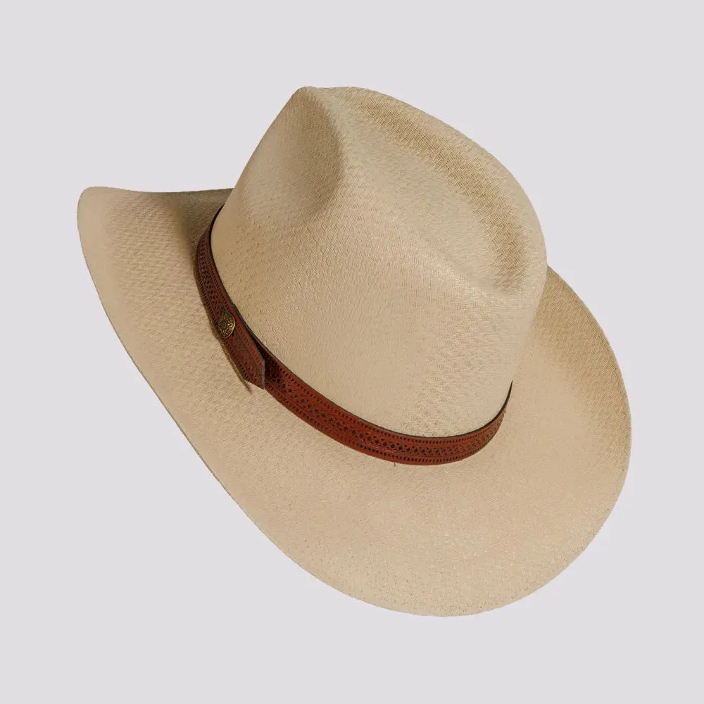 Tulsa | Mens Woven Canvas Cotton Australiano Cowboy Hat