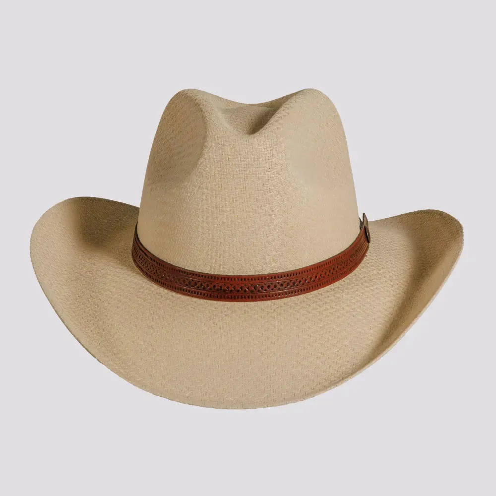 Tulsa | Womens Woven Canvas Cotton Australiano Cowgirl Hat