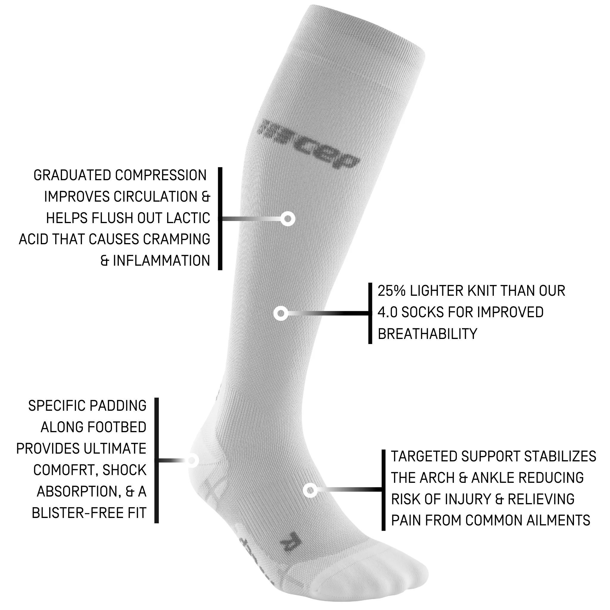 Ultralight Tall Compression Socks, Men