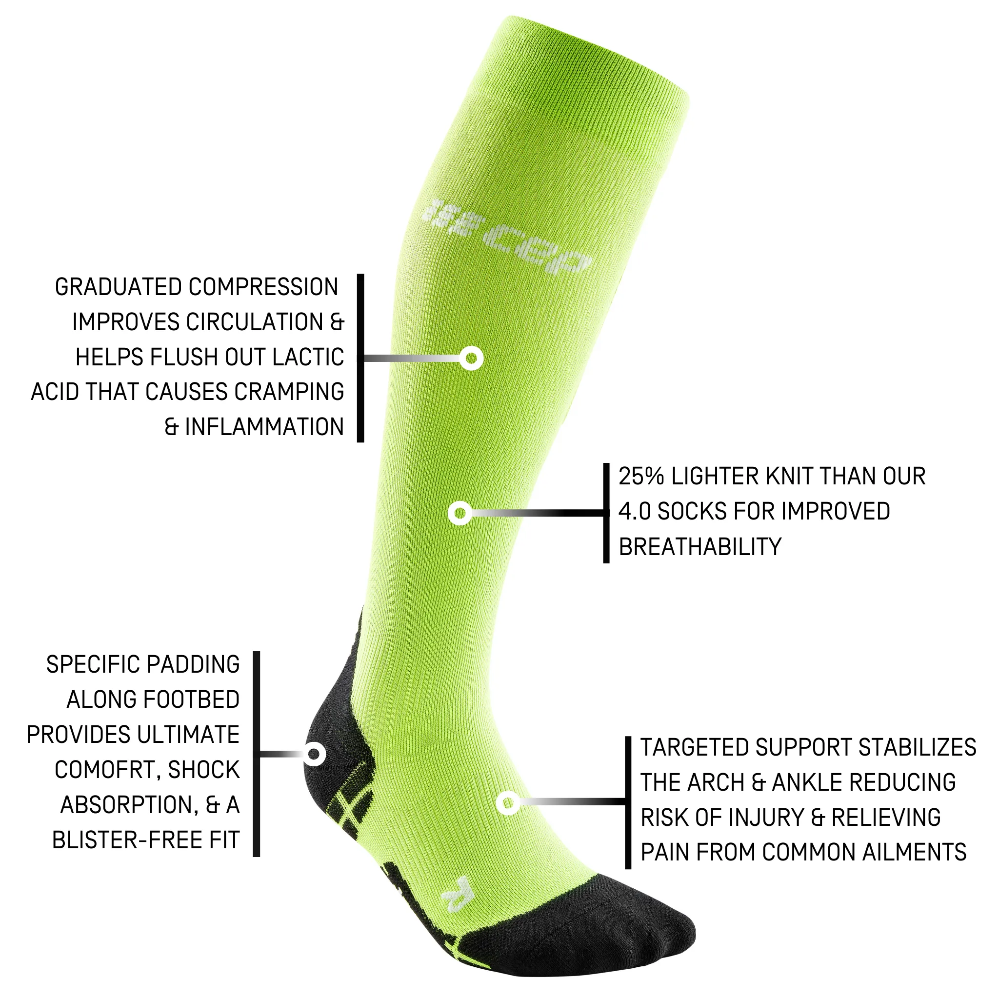 Ultralight Tall Compression Socks, Men