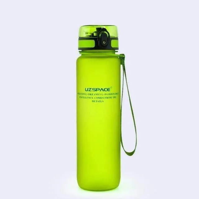 UZSPACE 1L Pop-top Water Bottle Leak-Proof Tritan BPA free