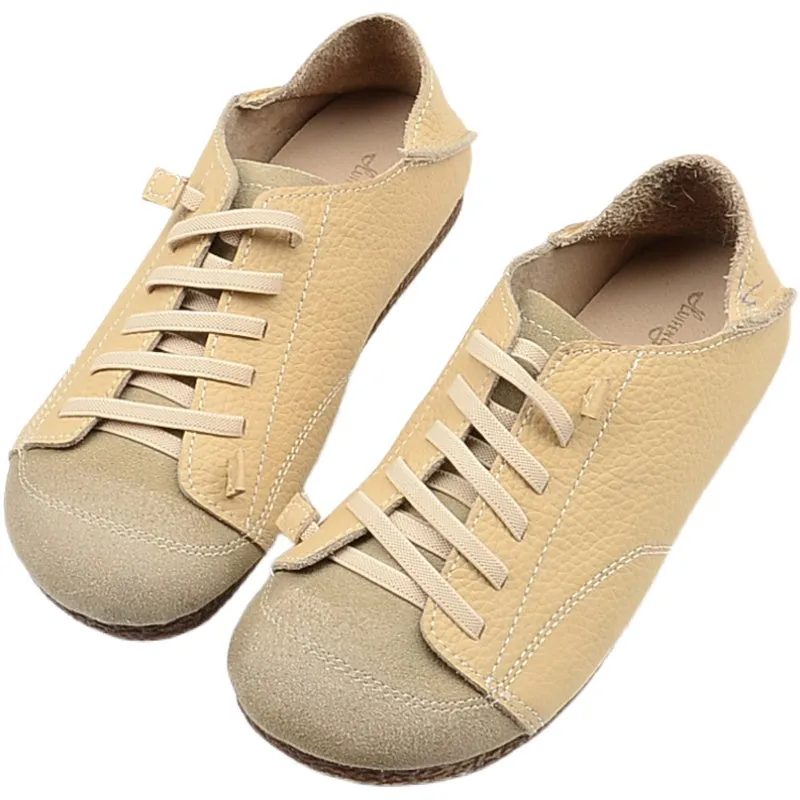 Women Handmade Leather Soft Casual Shoes