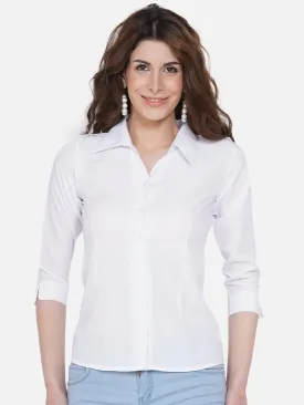 Women White Casual Shirt